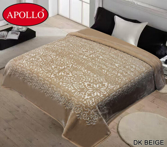 بطانية ابولو 220*240 طبقتين حفر