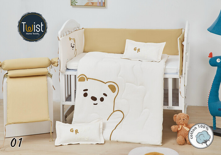 لحاف بيبي مع حاجز صيفي