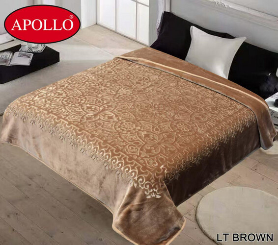 بطانية ابولو 220*240 طبقتين حفر