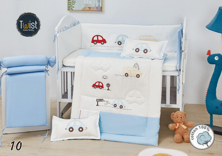 لحاف بيبي مع حاجز صيفي