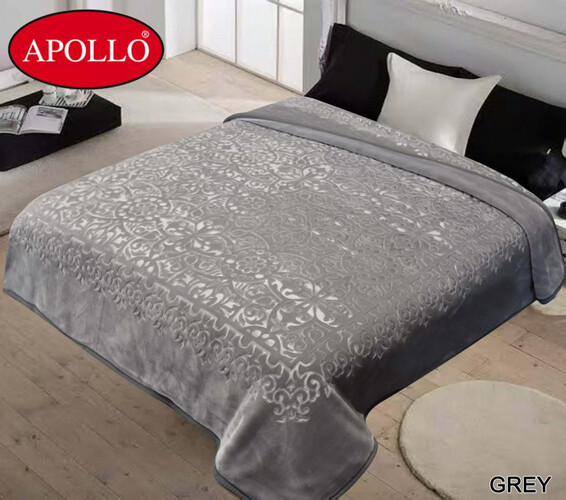 بطانية ابولو 220*240 طبقتين حفر