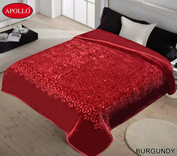 بطانية ابولو 220*240 طبقتين حفر