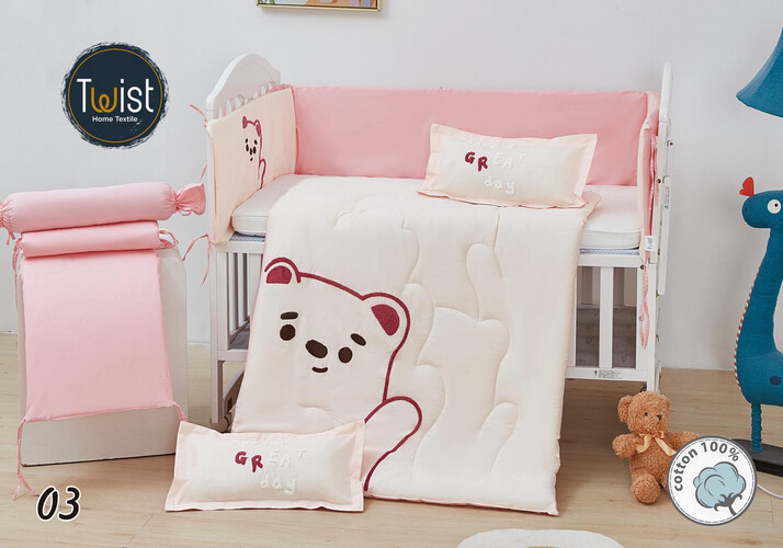 لحاف بيبي مع حاجز صيفي