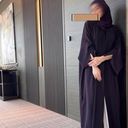 A6 -purple💜 تطريز هاند ميدستايل قطري