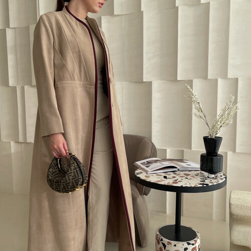 maron line - beige