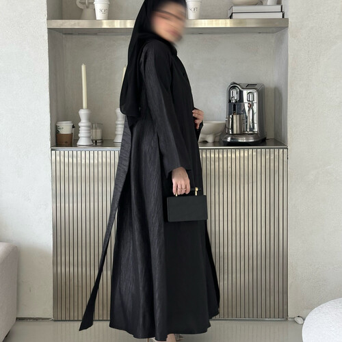 metallic abaya