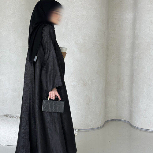 metallic abaya