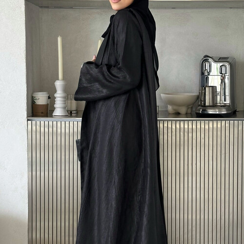 metallic abaya