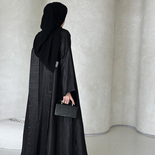 metallic abaya