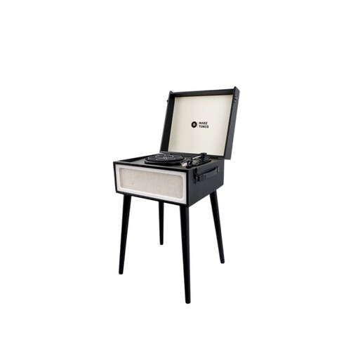 Self Standing Retro Record Player - RP-02 Black