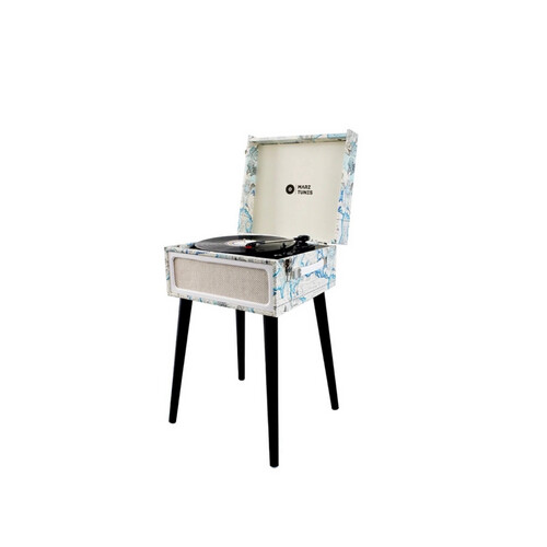 Self Standing Retro Record Player - RP-02 Map color
