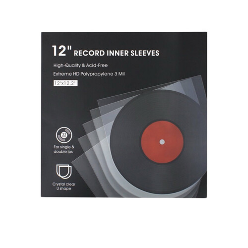 12inch Record u shape inner sleeve pack 50