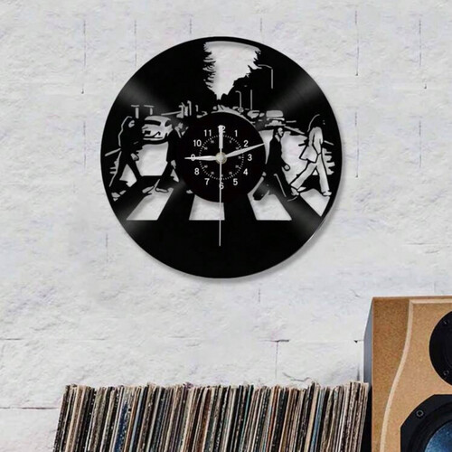 Vinyl Record Wall clock - the beatles