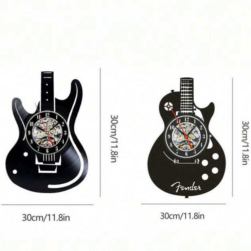 Vinyl Record Wall clock - Guitar