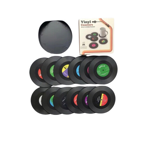 12 pcs Coaster with Normal Holder