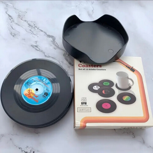 12 pcs Coaster with Normal Holder