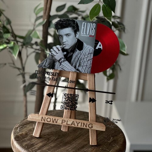 ACRYLIC PLAYLIST + STAND - BARCODEEPVIS PRESLEY
