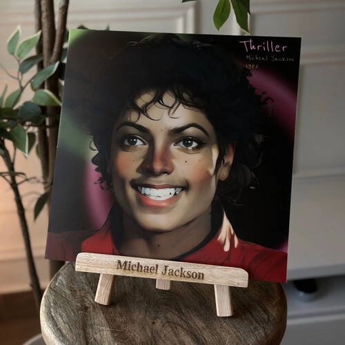 ACRYLIC POSTER WITH STAND / MICHEAL JACKSON
