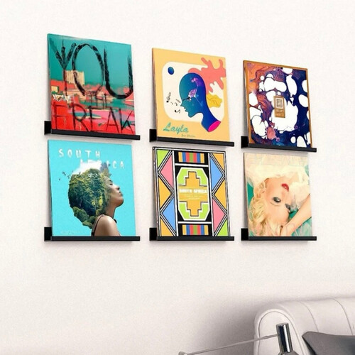 1pc Acrylic Record Stand, Vinyl Record & CdWall Display Rack