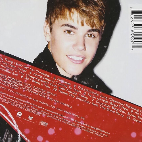 JUSTIN BIEBER - - UNDER THE MISTlETOE