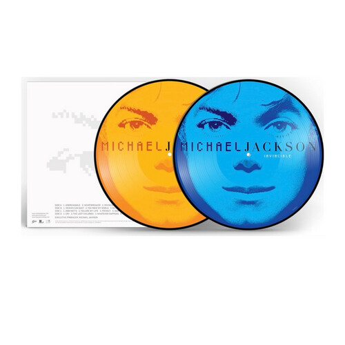 MICHEAL JACKSON - INVINCIBLE (  DOUBLE PICTURE VINYL )