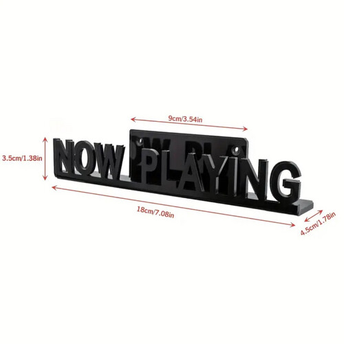 NOW PLAYING WALL STAND ( SMALL SIZE )