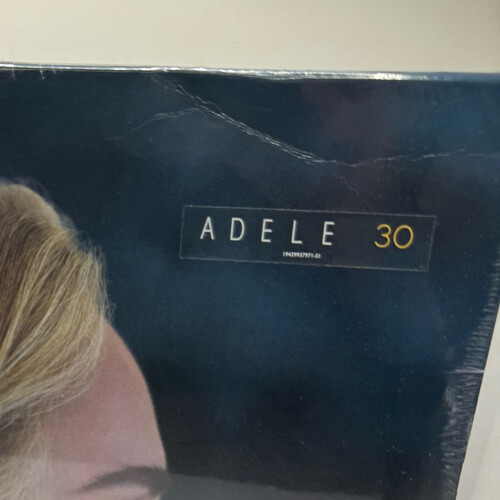 NEW DAMAGE COVER -ADELE 30 ( CLEAR DOUBLE VINYL )