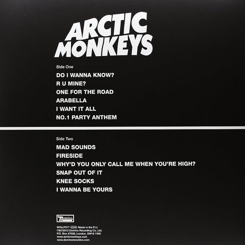 ARCTIC MONKEY - AM