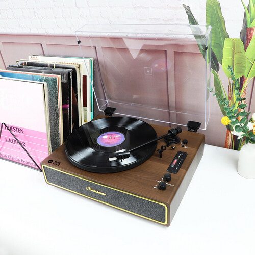 Retro Record Player with dust cover Professional