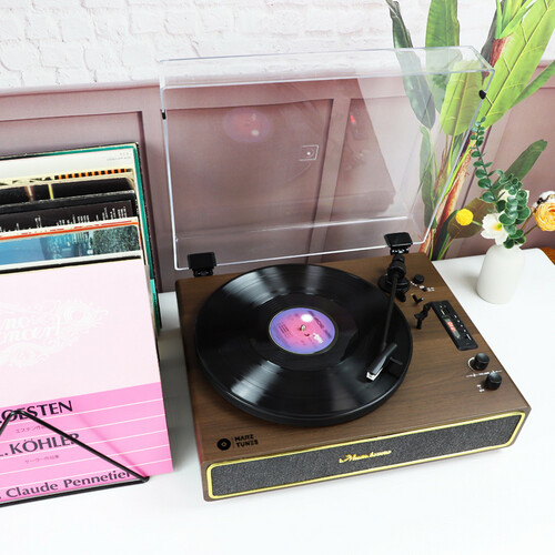 Retro Record Player with dust cover Professional