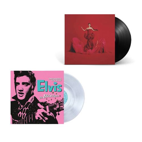 Elvis ( the elvis Tabes ) silver vinyl + selena Gommez Revelacion