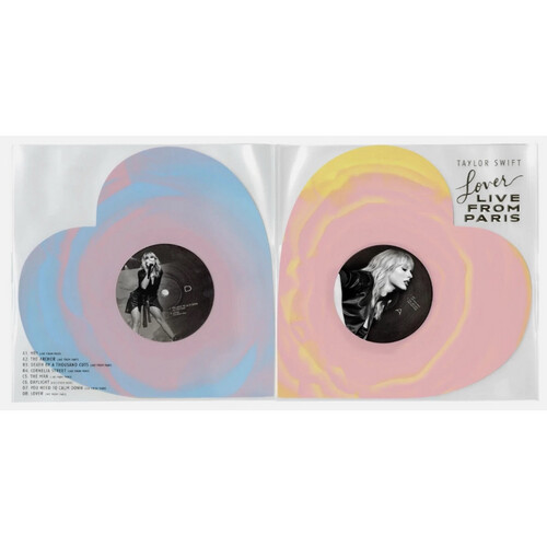 Taylor Swift -  Lover Live From Paris Heart Shaped 2025 Vinyl