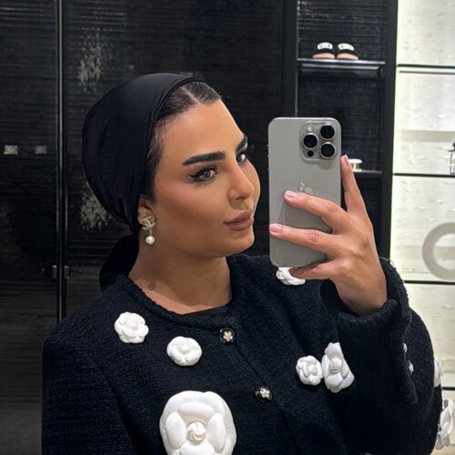 black silk bandana