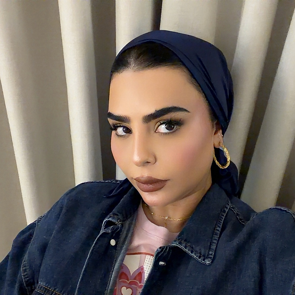 silk bandana blue