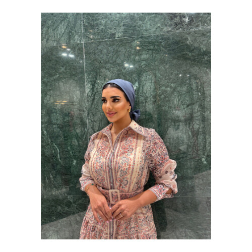 بندانة باللون الجينز code:999