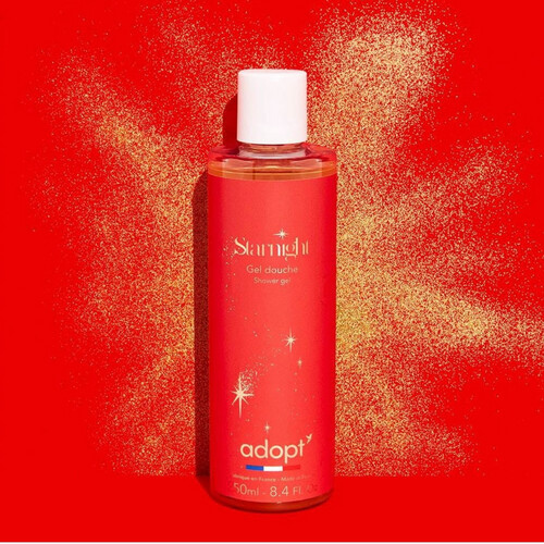 جل استحمام معطر  ٢٥٠ مل يعطي لمعة ذهبية للجسم تدوم لساعات