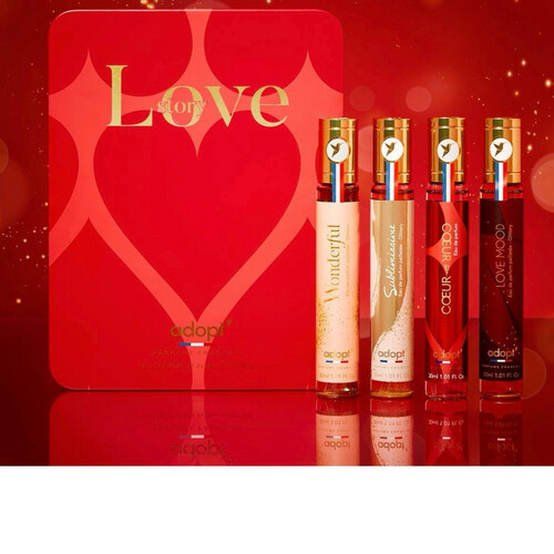 مجموعة   معدنية من 4 عطور30 مل