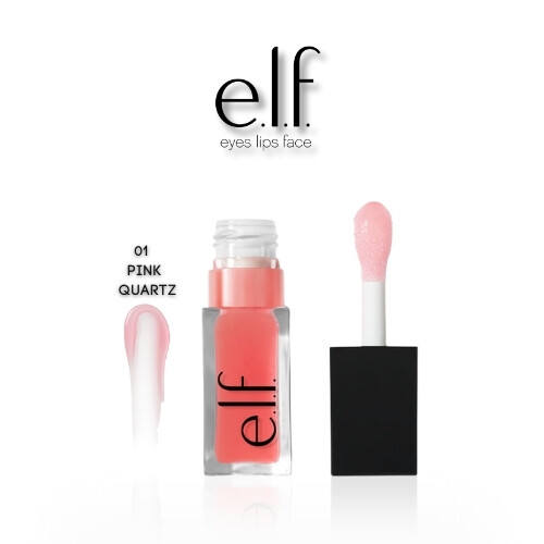 زيت الشفاه المتوهج 01  لون وردي كوارتز