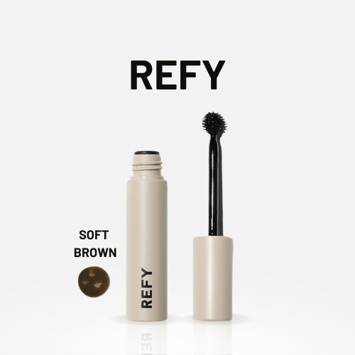 صبغة الحاجب جل ملون للحواجب ذو أساس مائي وغير دائم ناعم  بني