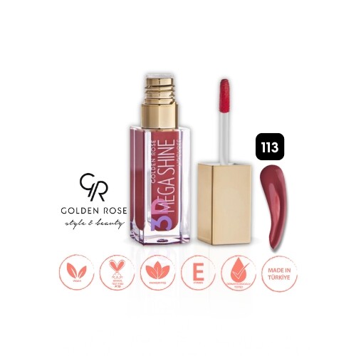 ملمع شفاه 3D ميجا شاين - 113 - ملمع شفاه ملون