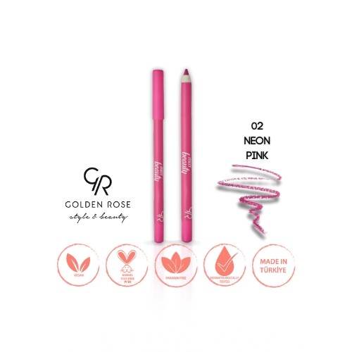 قلم تحديد العيون كولور بوب من مس بيوتي - 02 نيون بينك - قلم تحديد العيون