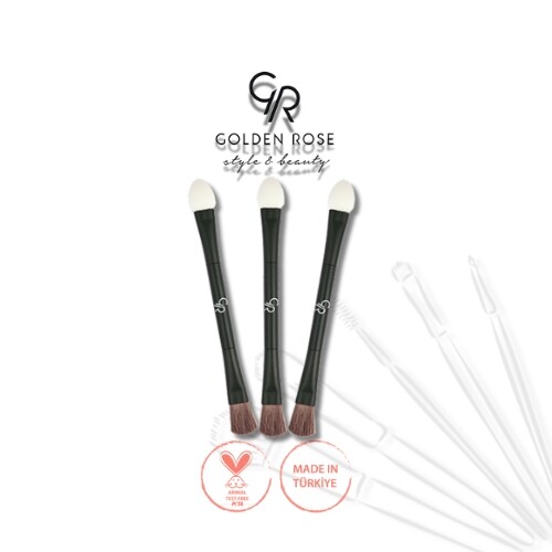 فرشاة ظلال عيون مزدوجة الأطراف