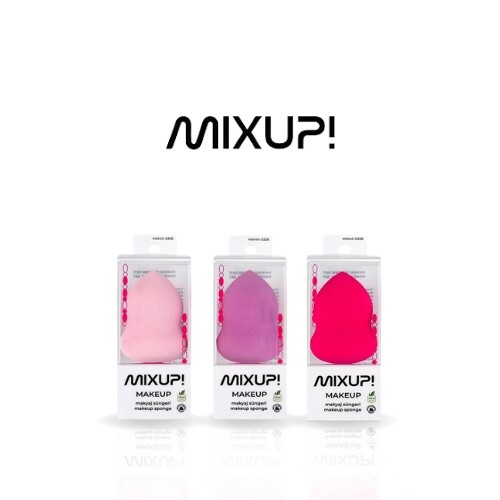 اسفنجة مكياج فردية من ميكس اب فوشيا (متنوعة)