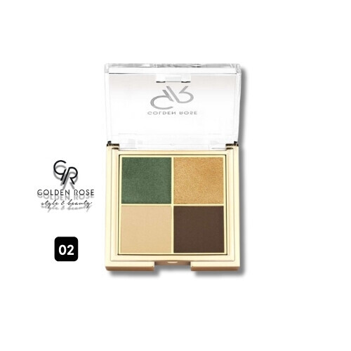 باليت ظلال عيون كواترو - 02 رويال جنغل - لوحة ظلال عيون رباعية