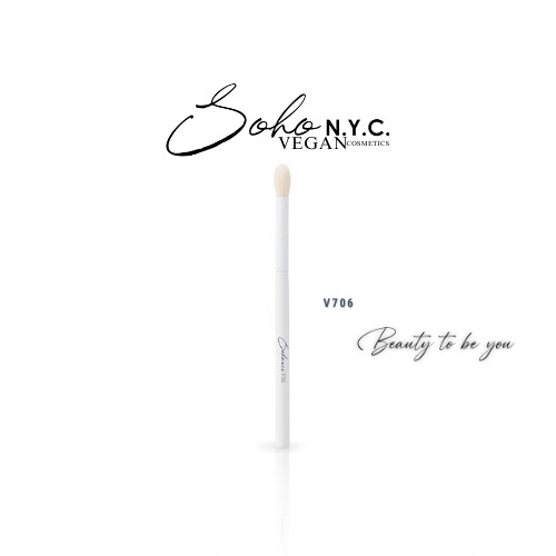 فرشاة مكياج مخروطية الشكل بيد خشبية - V706 - 15.5 سم