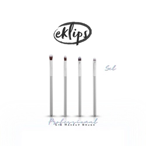 مجموعة فرش مكياج العيون الاحترافية من إكليبس مكونة من 4 قطع