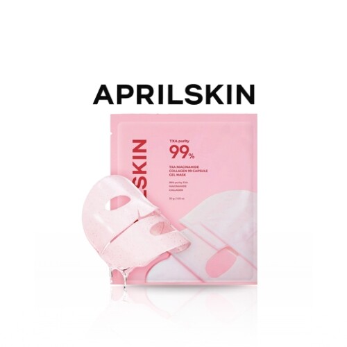 TXAقناع جل ليلي بكبسولة وردية