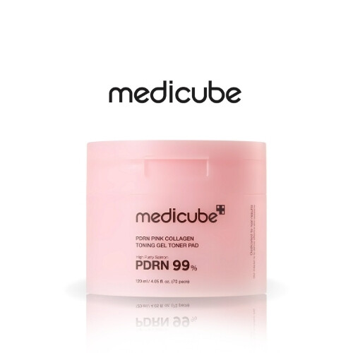 وسادة تونر جل وردية اللون من PDRN (70 قطعة)