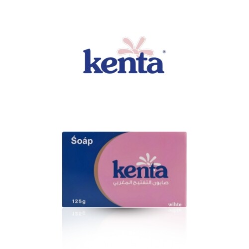 صابون كينتا وايت المغربي الوردي لتفتيح البشرة - ١٢٥ غرام