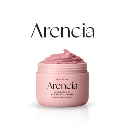 منظف ​​موتشي الأرز الطازج بخلاصة ثمر الورد 120 جرام